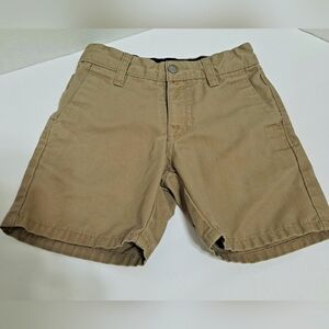 Volcom Boys Khaki Flat Front Shorts 4T